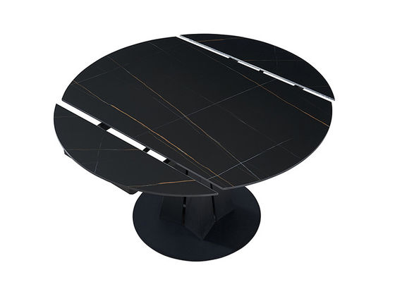 ISO9001 Minimalist Restaurant Circle Marble Dining Table