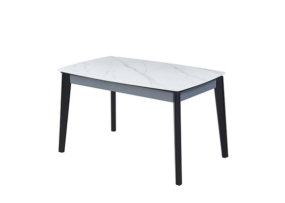 Stylish Solid Wood ISO9001 Nordic Marble Dining Table