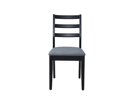 Simple And Stylish Black Upholstered Dining Room Chairs
