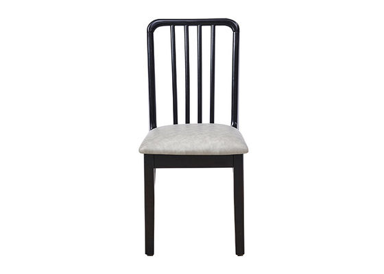 Artificial Leather Sponge Wooden Upholstered Chairs , Upholstered Side Chairs Without Arms
