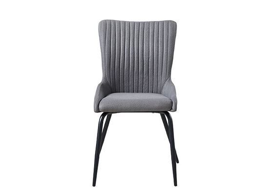 Iron Art Restaurant Upholstered Seat Dining Chairs