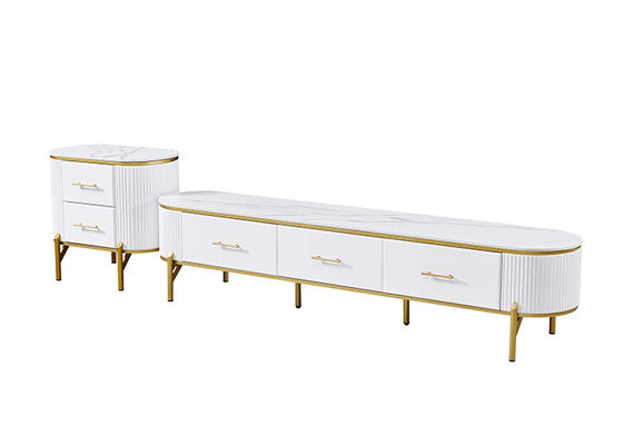 Modern Rock Board Matching TV Stand And Dining Table