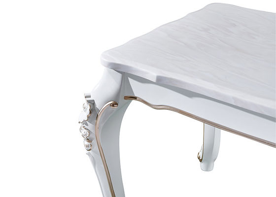 ISO9001 Strong And Durable Marble Rectangle Dining Table