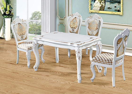 European Luxury Solid Wood Minimalist Dining Table