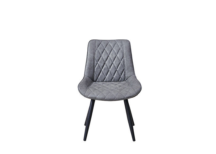 Vintage Rustic Industrial Upholstered Dining Chairs