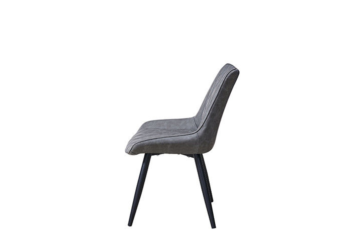 Vintage Rustic Industrial Upholstered Dining Chairs