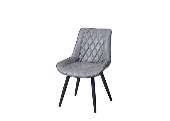 Vintage Rustic Industrial Upholstered Dining Chairs