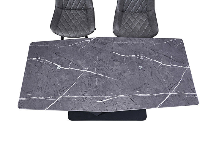 Abrasion Resistance Rock Slate Hotel Dining Table