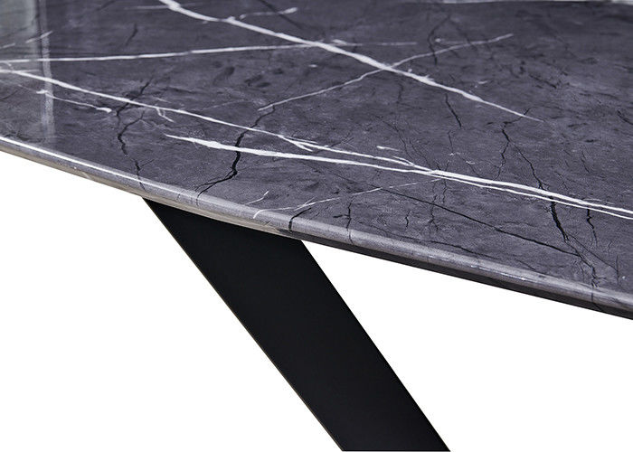 Abrasion Resistance Rock Slate Hotel Dining Table