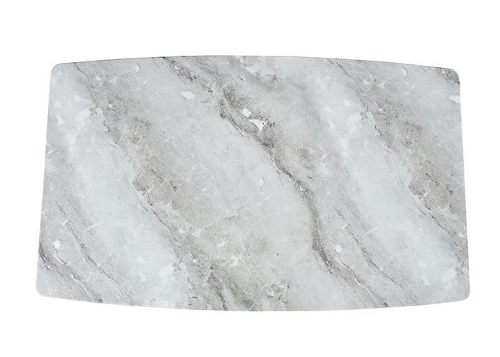 Fashion Simple Family Slate Dining Table , Marble Design Dining Table
