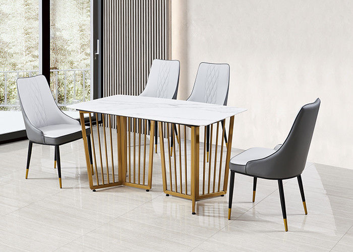 Rockboard Rubber Wood Living Room Nordic Dining Table