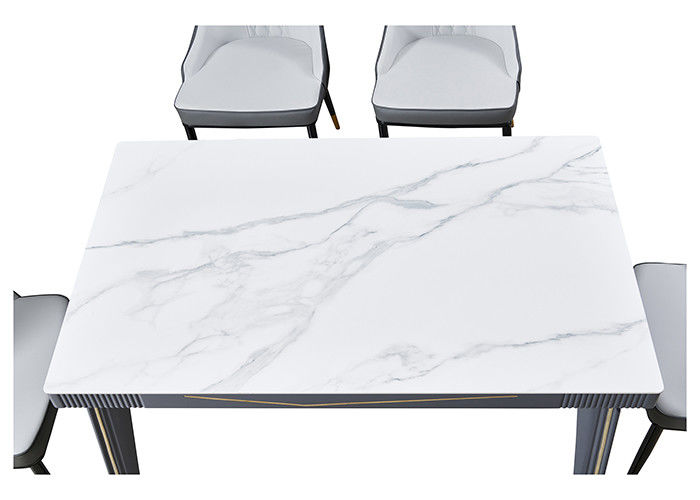 Fashion Rock Board Family Dining Table Luxury Modern