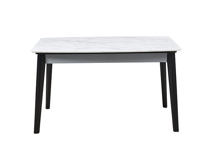 Restaurant Solid Wood Modern Rock Slate Dining Table