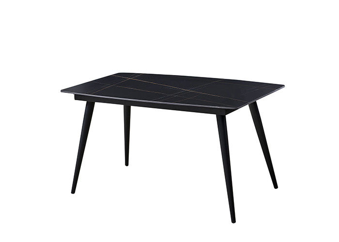 140x80x76cm Rock Sheet Restaurant Metal Dining Room Table
