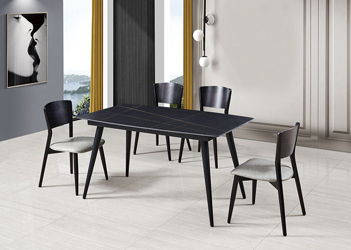 140x80x76cm Rock Sheet Restaurant Metal Dining Room Table