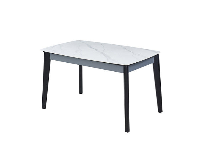 Stylish Solid Wood ISO9001 Nordic Marble Dining Table