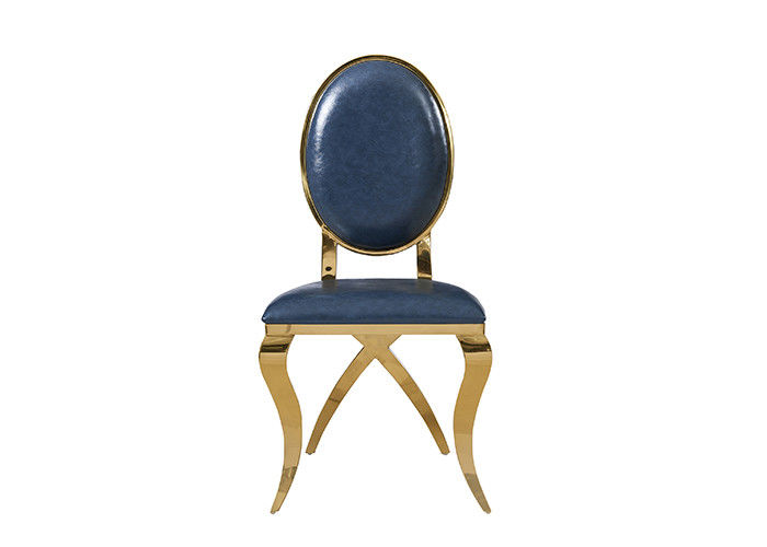 ISO18001 Wear Resistant Leather Padded Dining Chairs