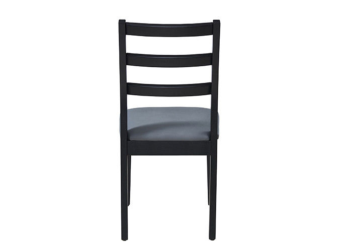 Simple And Stylish Black Upholstered Dining Room Chairs
