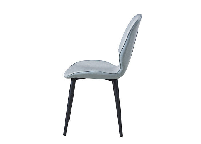 Restaurant Iron Art Leather Padded Dining Chairs