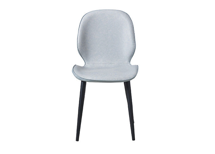 Restaurant Iron Art Leather Padded Dining Chairs