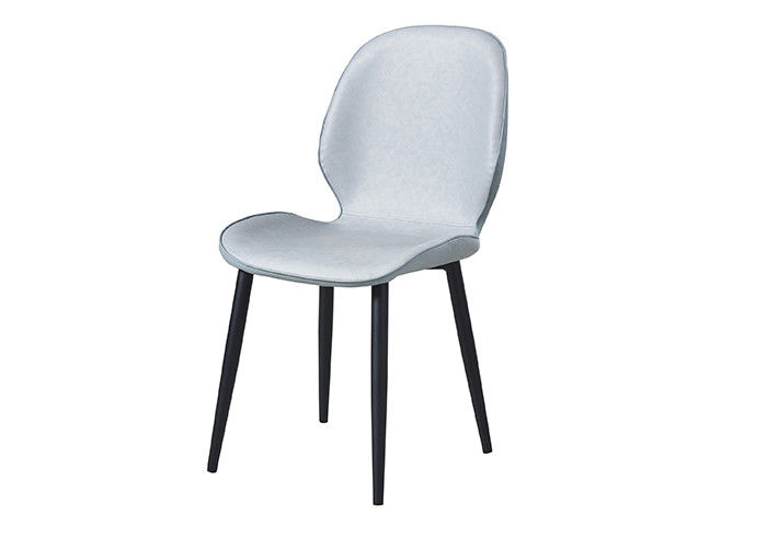 Restaurant Iron Art Leather Padded Dining Chairs