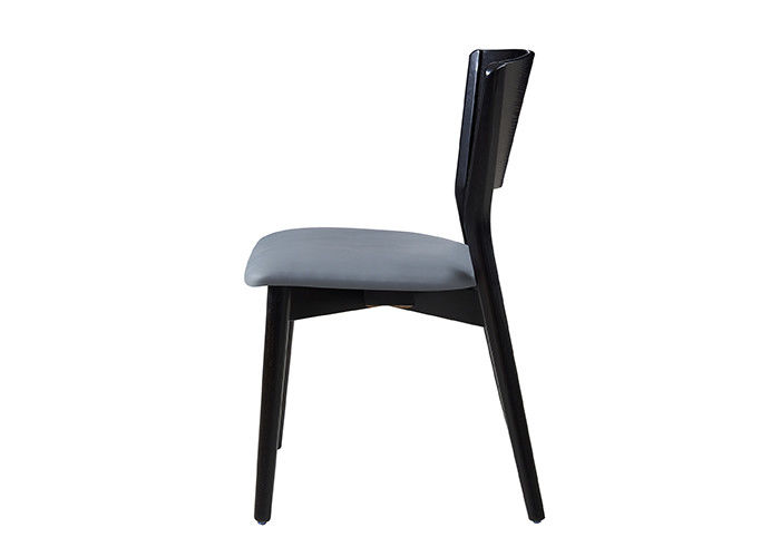 Concise Artificial Gray Upholstered Dining Chairs