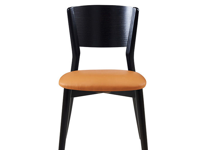 Fashion Wood And Upholstered Dining Chairs Restaurant Modern