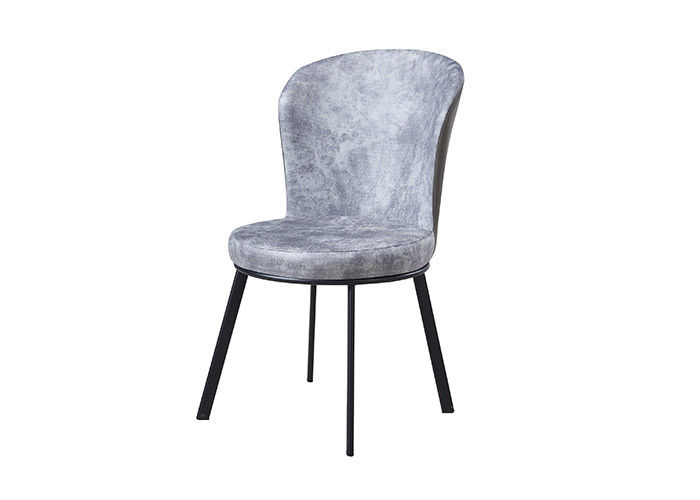 Office Modern Light Gray Upholstered Dining Chairs