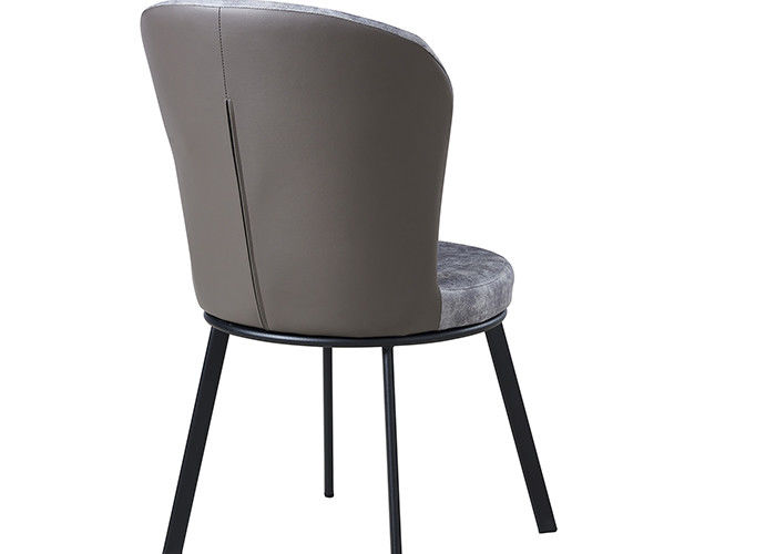 ISO9001 Minimalist Grey Family Cushioned Dining Chairs