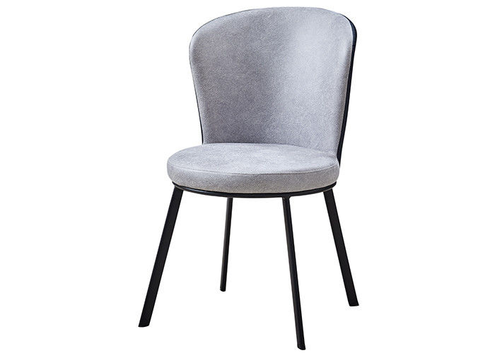 ISO9001 Minimalist Grey Family Cushioned Dining Chairs