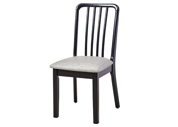 Artificial Leather Sponge Wooden Upholstered Chairs , Upholstered Side Chairs Without Arms