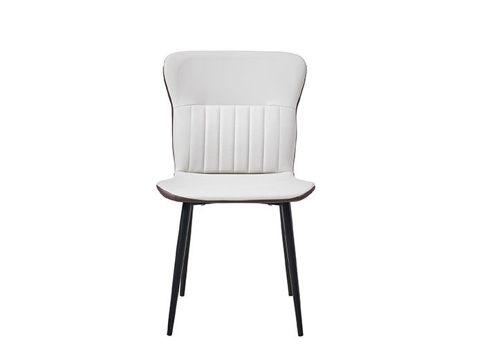 Fashionable Metal Dining Chairs With Upholstered Seats