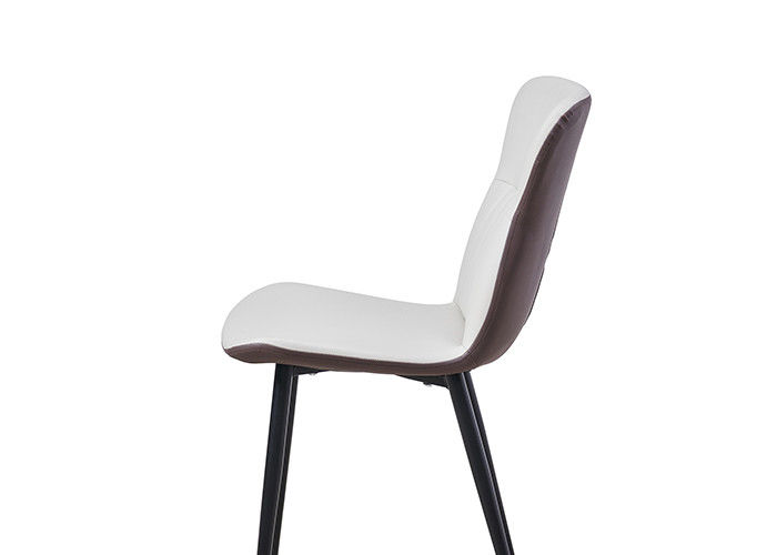 Fashionable Metal Dining Chairs With Upholstered Seats