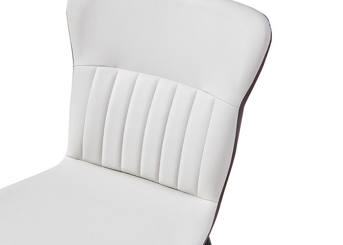 Restaurant 4 Upholstered Dining Chairs , Modern Upholstered Chairs