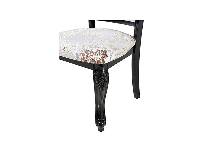 Hotel ISO18001 Wood Carving Dining Table Chairs