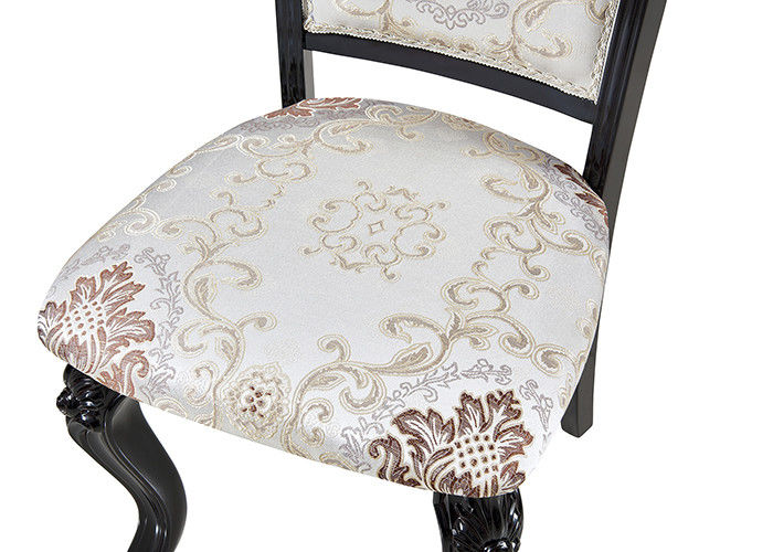 Hotel ISO18001 Wood Carving Dining Table Chairs