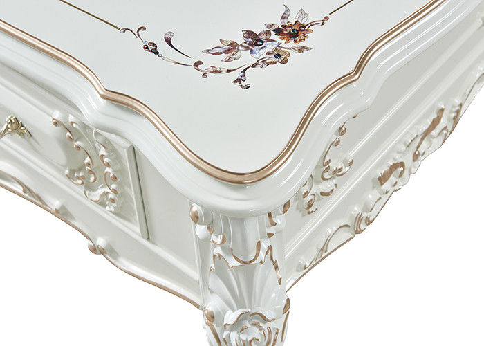 MDF Baking Lacquer Carving Modern Living Room Coffee Table