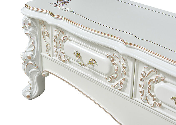 Noble And Elegant Luxury TV Cabinet And Coffee Table Set