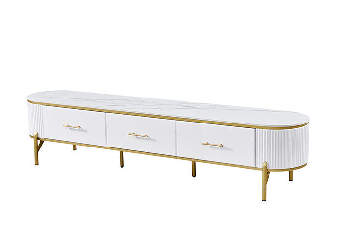 Modern Rock Board Matching TV Stand And Dining Table