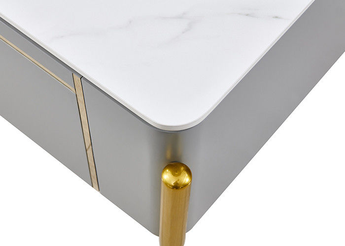 Light Luxury Rock Slab TV Unit And Coffee Table