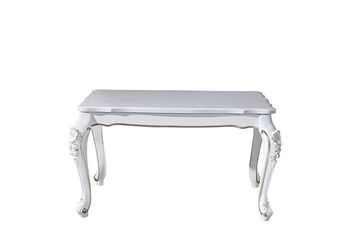 European 130x80x76cm Family Stylish Marble Dining Table