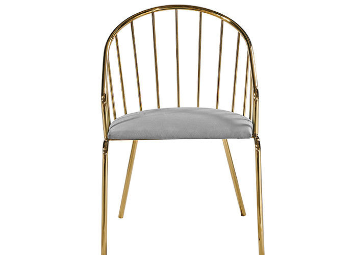 Simple And Stylish Office Leather Padded Dining Chairs