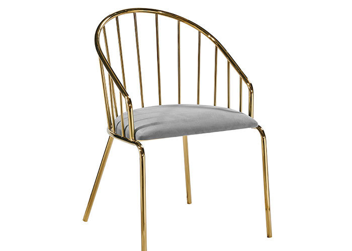 Simple And Stylish Office Leather Padded Dining Chairs