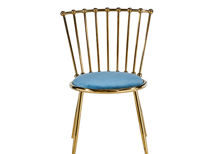 Libraries Stainless Steel Leather And Steel Dining Chairs