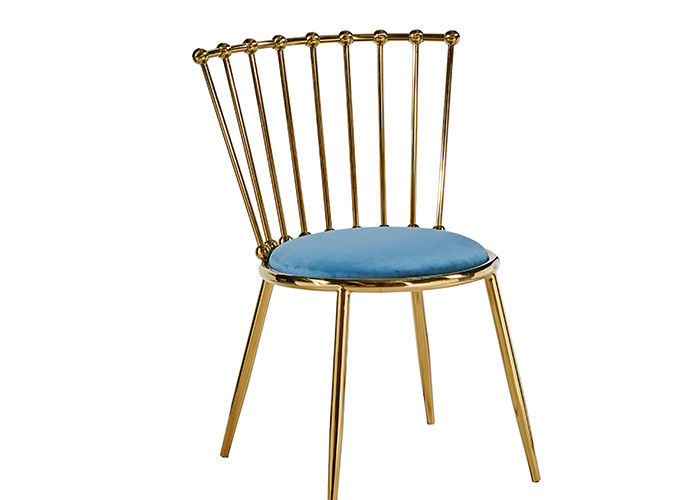 Libraries Stainless Steel Leather And Steel Dining Chairs