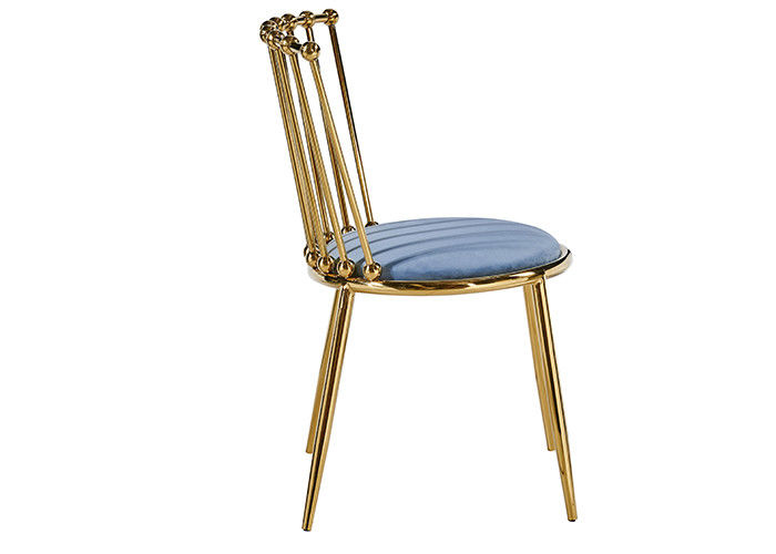 Restaurant Leather Padded Dining Chairs , Luxury Leather Dining Chairs