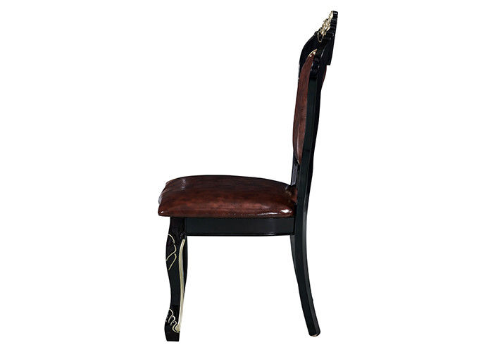 Hotel European Dining Chairs , ISO9001 Solid Wood Dining Chairs