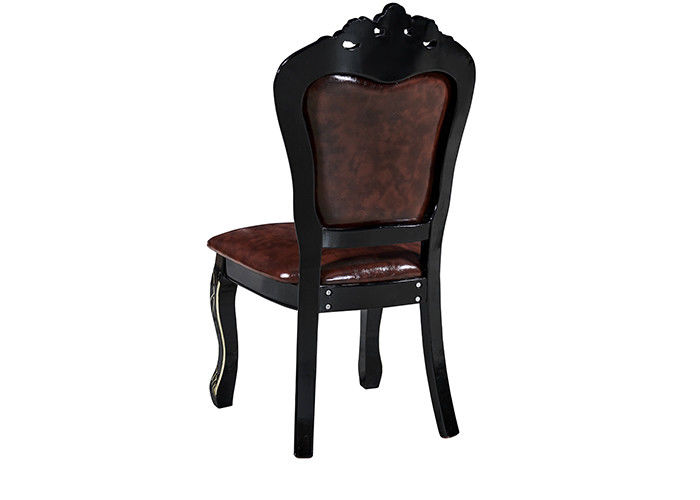 Hotel European Dining Chairs , ISO9001 Solid Wood Dining Chairs