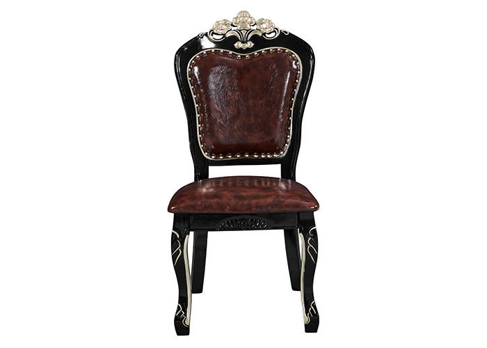 Hotel European Dining Chairs , ISO9001 Solid Wood Dining Chairs