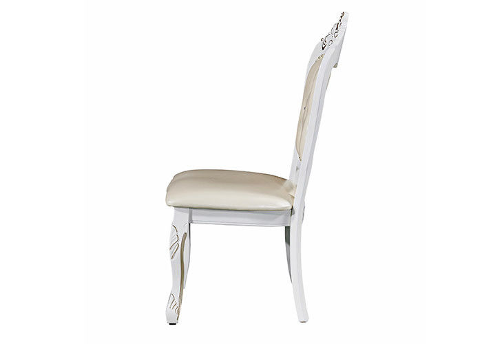 Multi Purpose European Retro Leather Dining Chairs